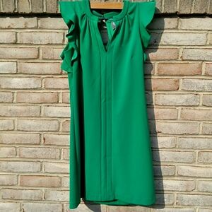 Vince Camuto | Green shift dress size 10